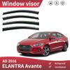 Adequado para Hyundai Elantra, Yuedong, Langdong, Lingdong, Protetores de Chuva e Sol, Protetor de Janela Elantra