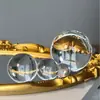 Venta al por mayor del fabricante 10-100 mm Vidrio de Cristal Transparente Sólido No Poroso Bolas Redondas Cuentas Manualidades Cristal Artificial
