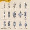 Plata 925 cuentas de Buda Xizang accesorios Xingyue Bodhi vajra diamante vajra mágico colgante cuentas del cielo contador accesorios de joyería