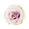 Cabezas de Flores de Rosa Artificiales, Flores Falsas, Flores de Seda, Rosa Nieve Rosa Arreglo de Ramo DIY, Flores de 10 cm