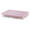 Caja de almacenamiento para empanadillas wonton, sin rejilla, para huevos, multicapa, apilable, sellada, portátil, para conservación de alimentos