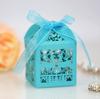 Festa de Feriado Casamento de Natal caixa de doces oca a laser chocolate branco veado árvore de Natal caixa de doces lote