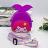 Bolsos Transfronterizos, Bolsos Cruzados para Niñas, Carteras de Silicona para Monedas, Bolsos para Auriculares de Dibujos Animados Marinos de Sirenas, Carteras de Gran Capacidad