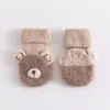 Meias de Terry para Crianças, Meias Grossas de Inverno para Casa, Meias de Bebê Antiderrapantes com Pontos, Meias-Sapato Quentes de Classe A para Crianças Pequenas