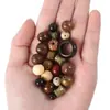 Madeira de Asa de Frango Natural Contas de Bodhi Contas Redondas Pau-Rosa Vermelho Contas Budistas DIY Contas de Mão Pulseira Colar Acessórios de Joias