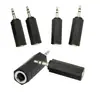 Adaptador Macho de 3.5 a Hembra de 6.35 Enchufe Adaptador de Audio Micrófono Mono/Estéreo de 6.5
