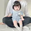 Roupas de Verão Estilosas para Recém-Nascidos Roupas de Verão para Bebês Macacões Super Fofos para Meninas Macacões Completos para Meninas Roupas de Exterior de Verão para Bebês