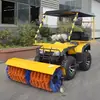 Lâmina de Neve Motorizada de Inverno Personalizada, Lâmina de Neve para Estrada Sentada, Lâminas de Neve Off-Road Pequenas, Médias e Grandes