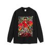 Camisetas Masculinas e Femininas Transfronteiriças Masculinas Anime Mangá Japonês Estampadas Gola Redonda Tops Rua Soltas Algodão Manga Curta