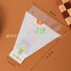 Saco de embalagem para sanduíche boca fácil de rasgar saco especial para sanduíche panificação comercial torrada corte duplo saco descartável grau alimentício