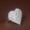 Joyería Popular Europea y Americana, Nuevo Anillo de Diamantes para Mujer, Accesorios de Boda Nupcial, Anillos de Entrega Rápida