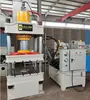 Prensa hidráulica de cuatro columnas y tres vigas de servo rápido de un solo cilindro 100 toneladas prensa de formación de polvo prensa de aceite 200 toneladas estiramiento Prensa