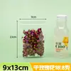 Bolsa de Polipropileno Transparente con Cierre Zip para Té de Frutas y Té de Flores, Bolsa Sellada Engrosada, Bolsa Pequeña para Muestras de Alimentos Saludables