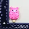 Urso de Desenho Animado Grande Sorvete Sorvete Acessórios Numéricos Cola de Creme Adesivo de Geladeira Diy Capa de Celular Pente de Cabelo Venda por Atacado