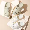 Zuecos Resistentes al Sudor con Forma de Perro para Mujer, Calzado de Verano para Exteriores, Pantuflas de Casa para Pareja, Pantuflas de Dibujos Animados Antideslizantes para el Hogar para Hombre, Resistentes al Desgaste
