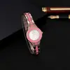 ! Reloj Pulsera Moda Coreana Versátil Multicolor Tendencia Reloj de Moda Simple Reloj de Mujer