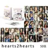 Hearts2Hearts Cartão Pequeno Choi Ji-Woo Carmen Yoo-Ha Raemun Cartão Lomo a Laser Cartão Postal
