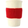 Suministro directo de fábrica cubierta de lana para taza cubierta para tetera cubierta para botella de vino tejida Jacquard de doble cara cubierta para taza de cristal todo tipo de cubierta para taza universal