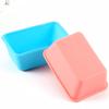 Forma de Silicone para Muffin Spot Doméstica Retangular para Donut Forma para Bolo Chiffon Copo de Silicone para Bolo