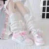 Calcetines de Punto Jk Estilo Harajuku Y2K Chicas Populares Estilo Universitario Calcetines de Caña Media Apilados para Mujer Otoño e Invierno Calientes Calcetines para Botas de Nieve