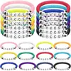 Pulsera de Fútbol Copa Mundial 2026 Estados Unidos, Canadá y México Pulsera Apilable de Arcilla Suave Estilo Deportivo Accesorios Coloridos para el Día del Partido