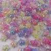 12/20mm Estrela Explosiva Banhada a UV Estrela de Cinco Pontas DIY Fofo Moda Corrente para Celular Acessórios para Presilha de Cabelo Brincos Material