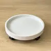 Base/Bandeja para Vaso de Flores Móvel Atacado Rodas Universais Redonda Com Rodas Bandeja de Coleta de Água de Plástico Base Temperada