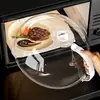 Tapa para calentar en microondas, resistente a altas temperaturas, a prueba de salpicaduras de aceite, tapa de alimentos aislante transparente, tapa para calentar y conservar alimentos en casa, tapa para alimentos calientes