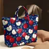 2026 Nuevo Sitio Independiente Transfronterizo Temu Bolso de Mano Impermeable PVC+Lona Portátil de Viaje Bolso de Hombro Bolso Tote