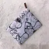 Bolsa de compras plegable Spot 210D bolsa tipo chaleco de dibujos animados portátil grande