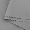 Tecido Woven de Poliéster Antirrugas Bambu Crocante Sarja Espessa T8 Jaqueta com Toque de Algodão Tecido para Corta-Vento de Algodão