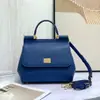 Nova Coleção Miss Sicily Estampa de Palmeira Simples Versátil Ombro Transversal Portátil Moda para o Dia a Dia Banquete Bolsa Feminina
