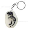 Llavero Fósil de Dinosaurio Exclusivo Transfronterizo de Amazon Llavero Luminoso de PVC de Dinosaurio Colgante de Llavero Colgante