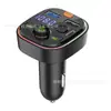 Player MP3 para Carro Bluetooth Transmissor FM 5.0 Carregamento de Celular 12V/24V Novo MP3 para Carro