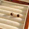 Pendientes de Piedra Ojo de Tigre Estilo Maillard Lujo Ligero Pendientes de Piedra Natural de Moda para el Trabajo Pendientes Franceses Retro para Mujer Gama Alta