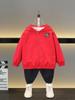 Roupas infantis Meninos Casaco de primavera 2025 Novo estilo grande infantil primavera e outono Fried Street Jacket Top Boy's Western Style Coat