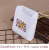 Venda Direta da Fábrica Sacos de Embalagem Estilo Sanfona para Frango Frito, Batatas Fritas, Filés de Frango, Osso de Frango, Sem Revestimento, Verdadeiramente à Prova de Óleo, 7 Folhas de Papel à Prova de Óleo de Grau Alimentício
