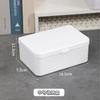 Caja de Almacenamiento de Cosméticos a Prueba de Polvo con Tapa Abatible de Color Sólido Caja Organizadora de Escritorio de Gran Capacidad Ventas Directas de Fábrica Venta al por Mayor al Contado