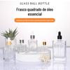 Frasco de vidro de 30ml para óleo essencial, frasco transparente de essência líquida, conta-gotas de plástico, amostra de óleo lubrificante para massagem, frasco sub-frasco