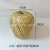Bobei Yiqiang Artesanías Linternas de Bambú para Restaurantes de Hot Pot, Pantallas de Bambú Estilo Zen para Salones de Té, Casas de Huéspedes y Hoteles