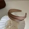 Faixa de Cabelo de Cetim Elegante Pree High-End para Mulheres, Acessório de Cabelo Versátil para Sair, Ornamento de Cabelo de Faixa Coreano