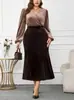 Fábrica de Origem Exportação Transfronteiriça Moda Feminina Plus Size Casual Conjunto de Duas Peças Coleção de Liquidação
