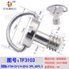 Tornillos de Cámara de 1/4 Acero Inoxidable Placa de Liberación Rápida Cordón Anillo de Apriete Manual Cuarto Tornillos de Liberación Rápida Tamaños Completos