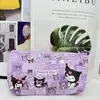 Estuche para Lápices de Tela Pu Sanrio Kuromi My Melody Cremallera Bolsa de Maquillaje Portátil Lindo de Alto Valor Estuche para Lápices de Papelería