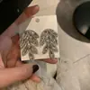 Pendientes Largos Exagerados de Gama Alta Estilo Coreano Tendencia Diseño de Influencer Estilo Francés Influencer Mujer Largos Elegantes Moda Socialité