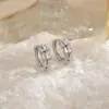 Cassie Amazon Explosão Transfronteiriça Europeia e Americana Geométrico Zircônia Fivela de Orelha Moda Feminina Avançada Micro Diamante Atacado Ornamentos de Mão