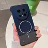 Patrón de Fibra de Carbono sin Bordes Adecuado para Funda de Teléfono Móvil Huawei Mate70Pro Círculo Delgado Succión Magnética Mate60Pro Ultra-Delgado