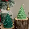 Velas navideñas creativas, regalos perfumados hechos a mano, velas con forma de árbol de Navidad, decoraciones de velas perfumadas