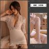 Lencería Sexy, Conjunto Sexy de Encaje, Falda que Cubre la Cadera, Uniforme, Tentación, Transparente para Discoteca, Pijama Apasionado, Deseo Puro, No Necesita Quitarse para Mujeres