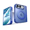 Adecuado para la Funda para Teléfono Plegable iPhone Duo de Apple, Cubierta Protectora Transparente con Bisagra de Resorte y Soporte Giratorio Magnético